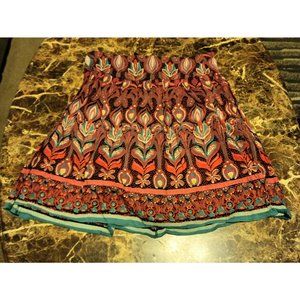 Short Multi-Color Akirt